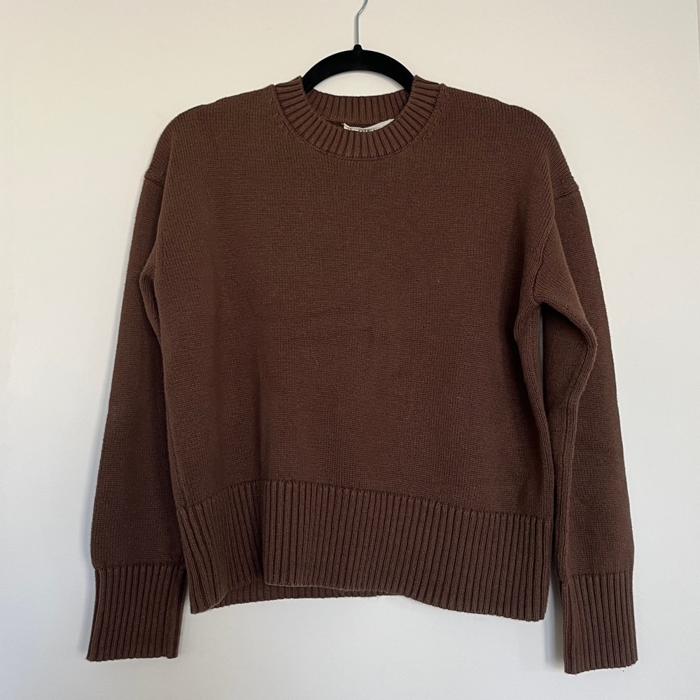 Everlane Boxy Sweater in Everyday Cotton